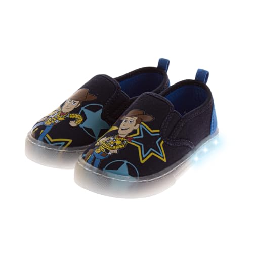 Chaussures de toile Toy Story lumineuses sans lacets à semelle LED