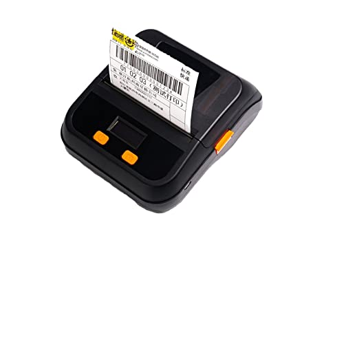 Image of 80mm 3 Inch Portable Thermal Receipt Printer POS Printer Food Storage Label Maker Bill Impressora