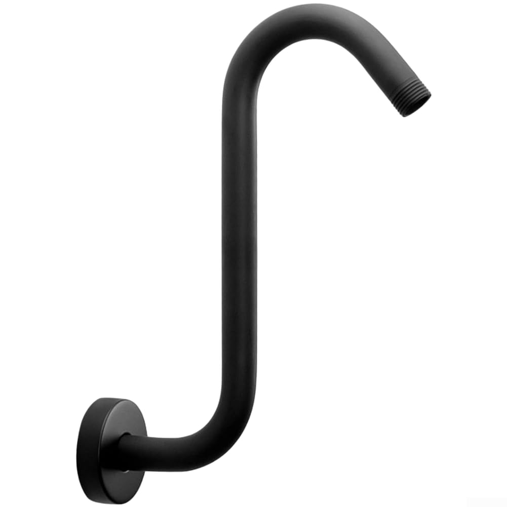 Brazo para ducha para acero Inoxidable Forma S 26cm Brazo para(Silver)