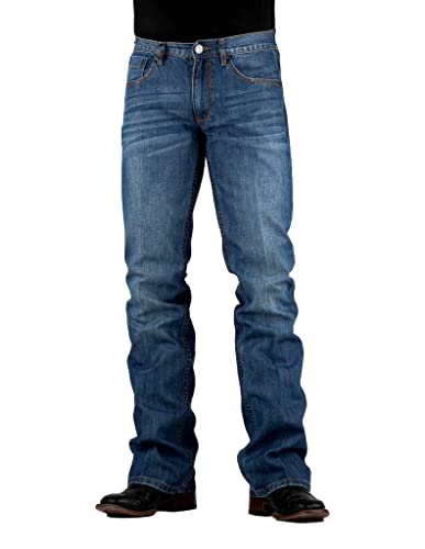 Tin Haul Western Denim Jeans Mens Jagger Fit Blue 10-004-1660-1776 BU