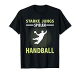 Handball Junge Handballspieler Starke Jungs Spielen Handball T-Shirt