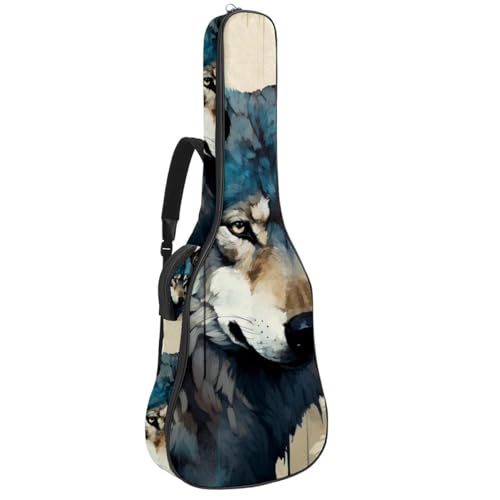 JRHEJTFZ Housse pour guitare acoustique de 1,9 cm d’épaisseur – Imperméable – Durable et élégant – Motif loup amusant, Multicolore 5., 42.9×16.9×4.7 in, Motif imprimé tendance - Les Beatles, Paul McCartney, John Lennon, RIngo Starr, George Harrison JRHEJTFZ Housse pour guitare acoustique de 1,9 cm d'épaisseur - Imperméable - Durable et élégant - Motif loup amusant, Multicolore 5., 42.9x16.9x4.7 in, Motif imprimé tendance