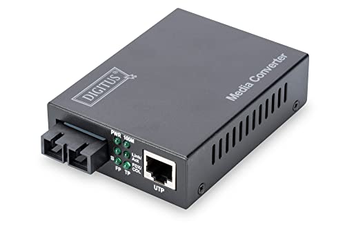 Convertisseur de média RJ45 à SC multimode pour liaison fibre optique longue distance 2 km