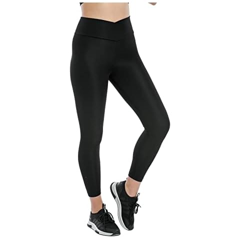 Lookus Cross Waist Leggings, Womens, 1024- Black, Small Cover