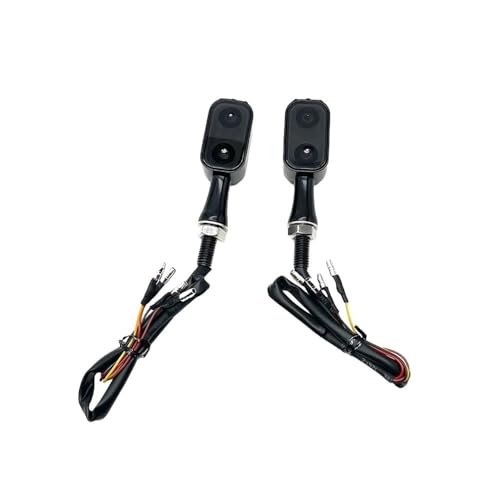 Clignotants de moto 8mm 2 LED résolvant le manque de visibilité arrière sur Buell - 3
