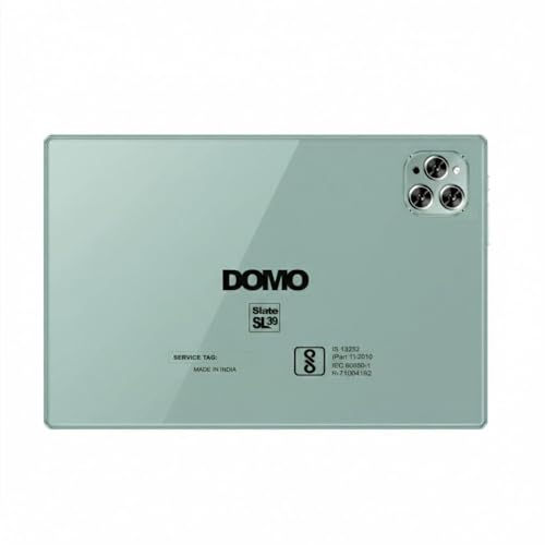 Image of DOMO Slate SL39 10.1-Inch 4G Tablet PC, inbuilt Storage, 4GB RAM + 32GB,1TB Expandable, Dual SIM Slot, Bluetooth, Octa Core CPU, GPS, (Green)