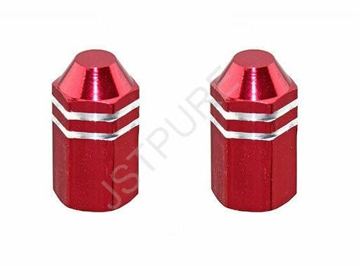 Tapa de válvula hexagonal aleta para bicicleta miniatura 2