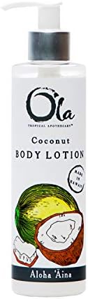 OLA TROPICAL APOTHECARY Body Lotion Coconut 8oz, 8 FZ