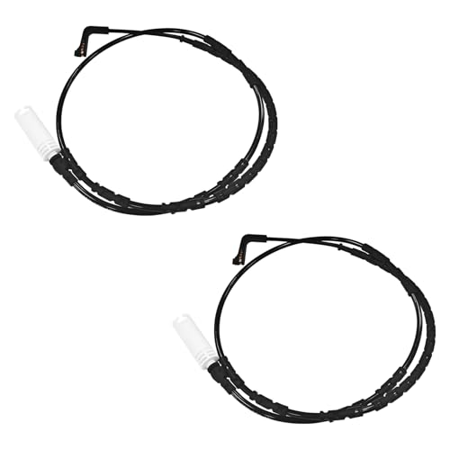 CCNU 2PCS Front and Rear Brake Pad Wear Sensor Set Replacement Compatible with BMW 325i 328i 330i 335i 128i 135i M3 E81 E82 E87 E88 E90 E91 E92 E93 Replace 34356789440 34356789445 Brake Sensor Kit