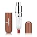 Travalo Classic HD Perfume Atomizer - Leak-Proof and TSA Approved for Air Travel - Reusable, Airtight, Easy-Fill Mini Pump Sprayer - Lightweight, Elegant Design w/Volume Window - Cappuccino 0.17oz