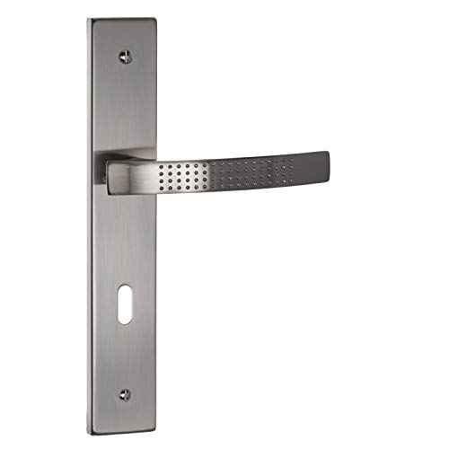Poignée de porte elona nickel mat Clé