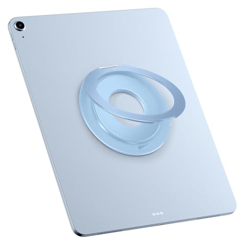Universal Tablet Mount Holder Stand for iPad - Rotating Desktop Tablet Magnetic Ring Holder Handle Grip Bracket Compatible for iPad Pro, Air, Mini, Galaxy, Fire, Kindle, All 6-13