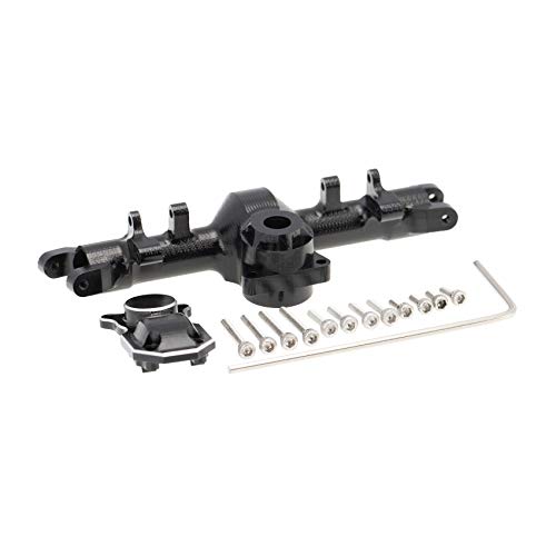 Facibom for 1/24 RC Crawler Axial SCX24 90081 AXI00002 Parts Metal Front & Rear Axle Diff Cover Upgrade Accessories