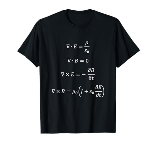 Ecuaciones de Maxwell | Física de la Ciencia Nerd Camiseta