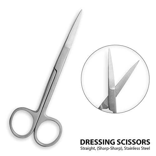 surgical online - suture scissors set - or grade stainless steel suture removal kit for medical training