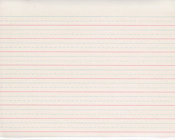 Zaner-Bloser Newsprint Handwriting Paper, Dotted Midline, Grade 2, 1/2" x 1/4" x 1/4" ruled Long, 10.5" x 8", 500 Sheets