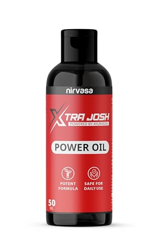 Image of Nirvasa Xtra Josh Power Oil for Men (50ml) | 100% Pure & Natural Ayurvedic Formula | Enhances Strength, Stamina & Performance | Infused with Potent Herbs | Safe, Non-Sticky & Fast Absorbing-Pack-1