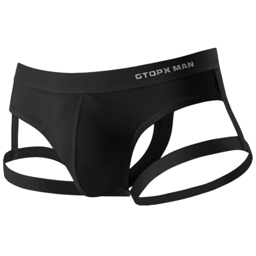 Jock Straps For Men Thong Underwear Male Sexy Lingerie Ice Silk Outfits Funny Brief For Play