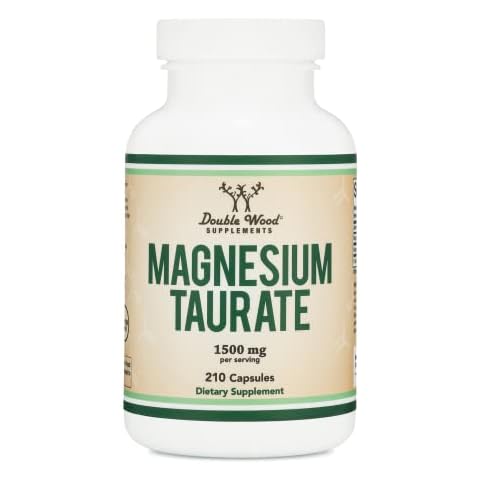 Double Wood Supplements Magnesium Taurate Supplement Cover