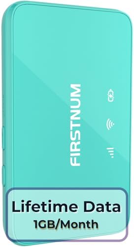 M6 Mobile Hotspot, Portable WiFi Hotspot for Travel in 160+ Countries, No SIM Card Required Hotspot No Contract, Connect Up to 10 Devices, Portable Hotspot with 1GB Free Global Data Monthly