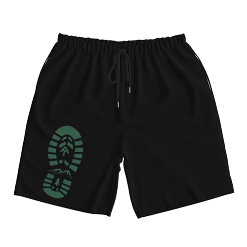 Appalachian Trail Marker Hike Hiker Men's Quick-Dry Board Shorts 7