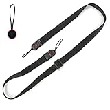 [AquaLoach] 【予備バックル付き】 カメラストラップ ネックストラップ 一眼レフ ミラーレス対応 ワンタッチ脱着式 調整可能 軽量 丈夫 クイックリリース アンカー付き 男女兼用