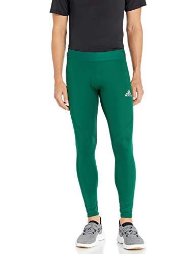 Image of adidas Men's Mid Rise Alphaskin Long Slim Fit Tight Training Pants