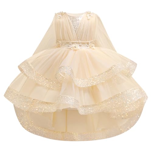 Robe à paillettes sans manches fille vêtement anniversaire mariage