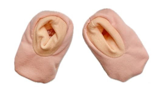 Image of VIN Newborn Baby Boy - Girl Cotton Mittens Floral Bow Design Caps Gloves Booty Combo Pack of 2 Pair for 0 to 6 Months |Parent Infant Apron Gift Set