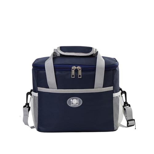 HNULGVI bolsa de mano con aislamiento Bolsa de aislamiento portátil gran capacidad for el hogar, bolsas almuerzo gruesas, impermeables, for picnic al aire libre(Blue,L)