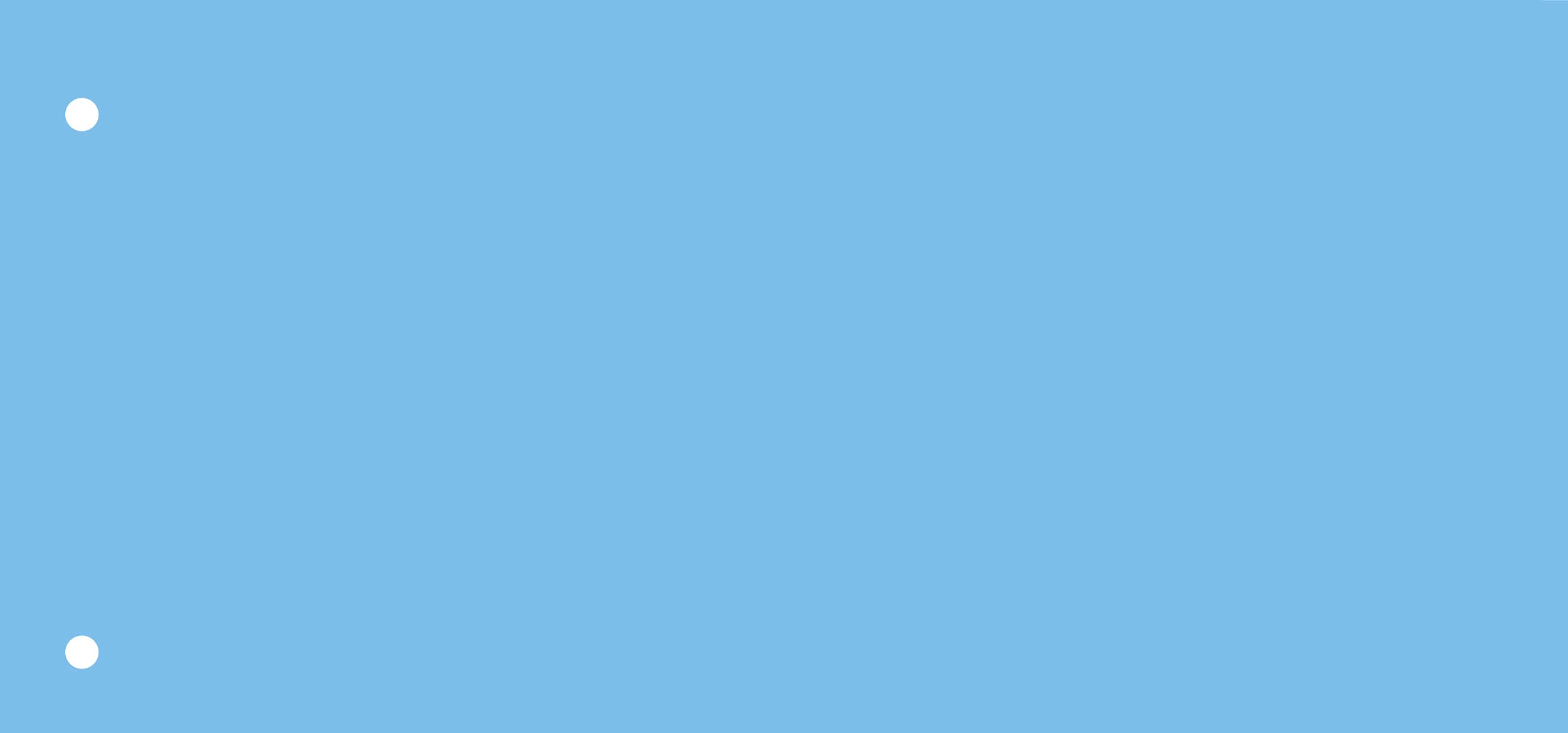 Kangaro 07071-03 Divider Strips, Paper, Blue, 12 x 22.5 x 2.5 cm