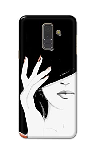 Image of PRINTFIDAA Photo of Beautiful Girl Hard Back Cover for Samsung Galaxy A6 Plus (2018) (6.0 inch) / Samsung J8 (2018), J810F / DS Back Cover -(P6) KAT1005