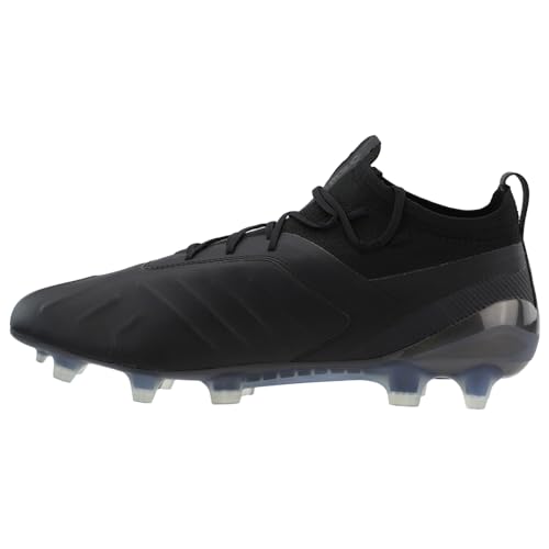 PUMA PUMA mens One 5.1 Firm Ground/Artificial Ground Sneaker, Puma Black-puma Black-puma Aged Silver, 7 US