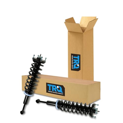 Image of TRQ Front Driver and Passenger Side Strut and Spring Assembly Set | TRQ Front Driver and Passenger Side Strut and Spring Assembly Set