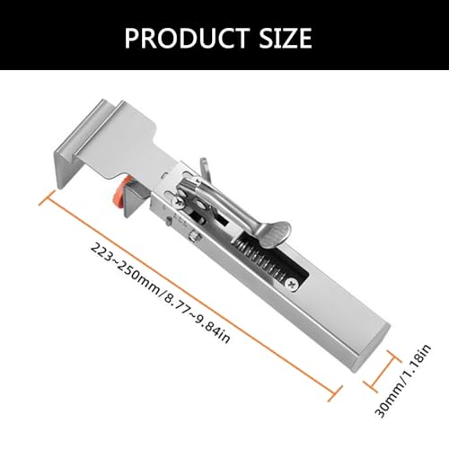 Pinces de rangement réglables durables en acier inoxydable pur - 5