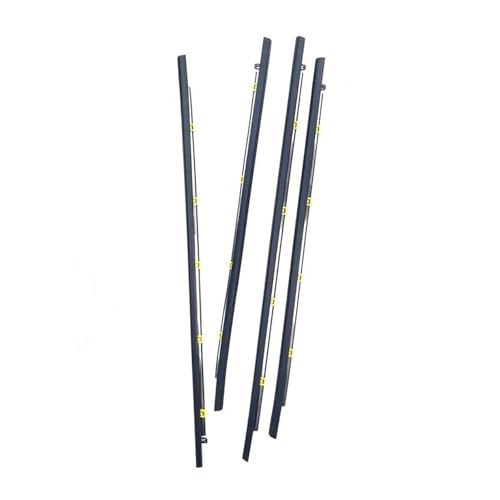 Tira de sellado para ventana de cristal lateral CRV: kit de 4 piezas de burletes para coche