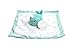 Pearhead Narwhal Security Blanket, Soft Baby Lovey for Babies, Snuggle Toy Stuffed Animal, Newborn Infant and Toddler Security Toy, Baby Boy or Baby Girl Lovie, New Baby Gift, Blue Whale Lovey