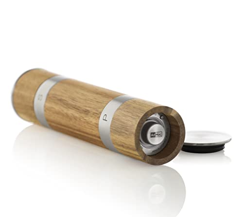 AdHoc MP90 Macinino Doppio per Pepe e Sale, Legno