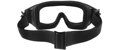 Wiley X Spear Goggle Sunglasses, ANSI Z87 Safety Ballistic Rated Goggles for Men and Women, UV Eye Protection for Shooting and Tactical, Matte Black Frame, Smoke Grey and Clear Changeable Lenses4