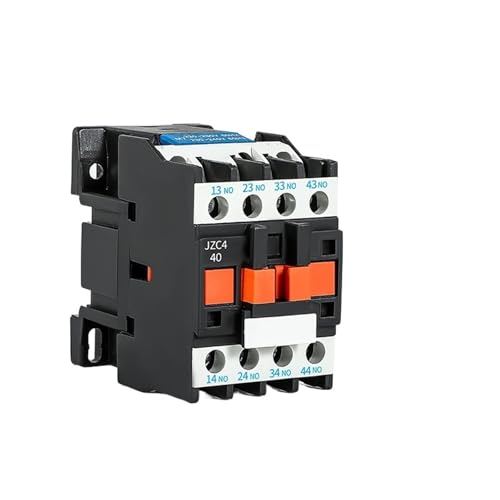 Contacteur relais AC JZC4-40 4NO triphasé avec bobine 220V et contacts en argent 10A