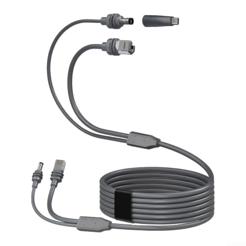 Cable de extensión para Starlink de 5m impermeable contra cortes de señal por mala ubicación