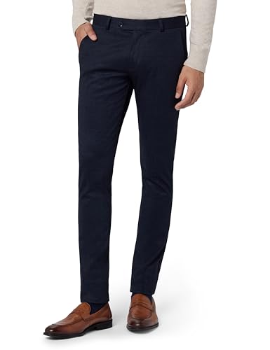 Image of Peter England Men's Mid Rise Regular Fit Trousers