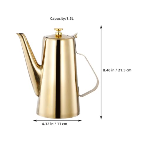 Bouilloire 1,5l en acier inoxydable résistante et durable