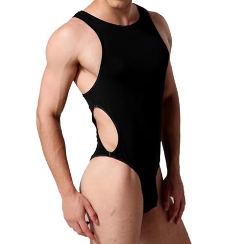 Men Jumpsuit Ice Silk,Wrestling Singlet Men Sleeveless Athletic Supporters,Leotard Sports Bodysuit