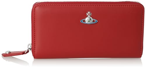 [BBAEGXgEbh] Eht@Xi[z 51050023 L001L H404RED/SILVER NAPPA CLASSIC ZIP ROUND WALLET fB[X [sAi]