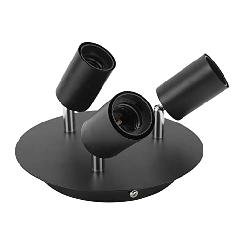 Support de lampe de plafond à 3 têtes rotatives et base large E27 265V