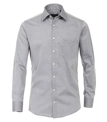 CASAMODA Businesshemden Uni Modern Fit Weiß 44