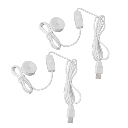 Focos LED regulables USB 5V para evitar sombras en la entrada de vitrina 4