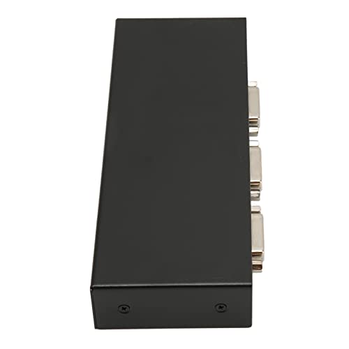 Divisor DVI de 2 Portas, Duplicador de Distribuição de Monitores Duplos de Sinal Sem Perdas Divisor