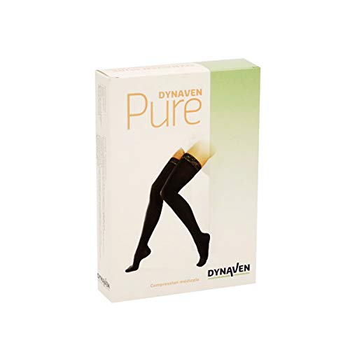 Sigvaris Dynaven Pure kousen, klasse 3, extra groot, beige